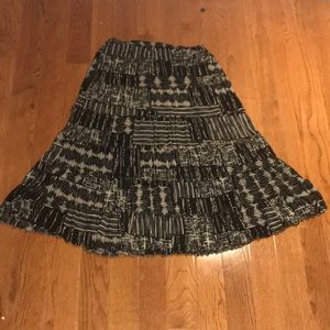 ELASTIC WAIST LONG SKIRT